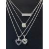 Image 3 : Nice Assortment of Silver-Tone Necklaces and One Bracelet