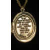 Image 5 : 1944 1/20 Oz Plata Pura Mexican .999 Silver Libertad Coin Necklace Locket With Mustard Seed 