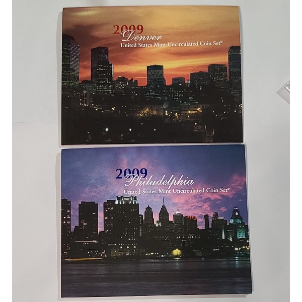 2009-P & 2009-D United States Mint Uncirculated Coin Sets 