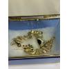 Image 3 : Jewelry Box with Angels & Pins - Christmas Tree - Candy Canes - Bells - Bows Etc.