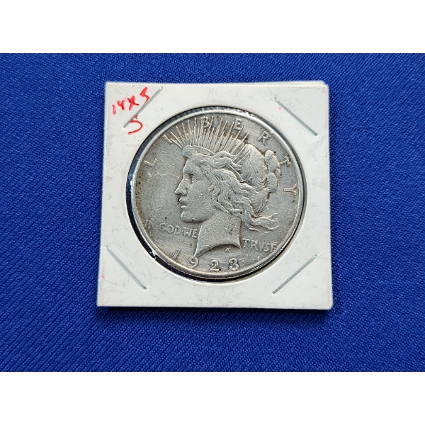 1923-S 90% Silver Peace Dollar