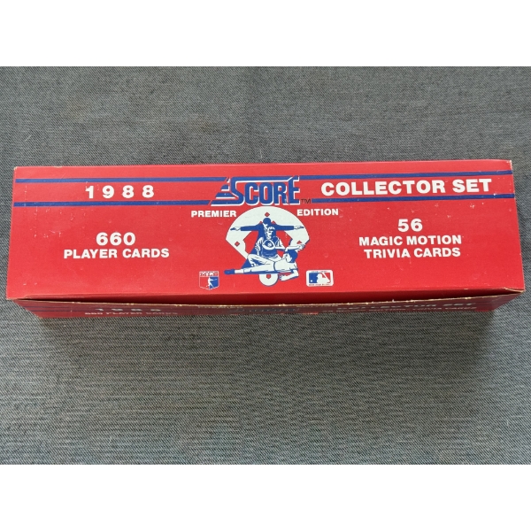 1988 Score Major League Factory Collectors Set Containing 660 Player Cards And 56 Magic Motion Trivi