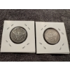 Image 4 : 2 - United States Silver Barber Quarters - High Grade Coins