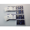 Image 2 : x2 United States Mint 50 State Quarters Proof Sets: 1999 & 2000 in Original Packaging w/ CoA
