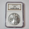 Image 1 : 2004 American Silver Eagle $1 - 1 oz .999 Fine Silver - Graded by NGC MS 69