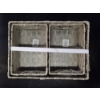 Image 2 : New! Mainstays 3 Piece Gray Paper Rope Basket Set 