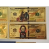 Image 3 : x4 Assorted Garbage Pail Kids $100 99999999 24K Gold Foil Banknotes Set w/ CoA