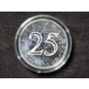 Image 1 : 2013 Silver .9999 Fine 1 Oz Canadian Maple Leaf Round ~ 25th Year Anniversary Edition! 
