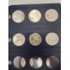 Image 10 : Eisenhower Dollars 1971-1978 Collection Book - 32 Coins Including Silver Clad Proofs! 