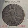 Image 5 : U.S 1906-D 90% Silver Barber Half Dollar & 1945 Walking Liberty Half Dollar - Face Value: $1