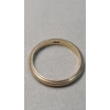 Image 5 : 14K Yellow Gold Wedding Band Featuring Milgrain Edging - Size 7.5" - Weight: 2.9g
