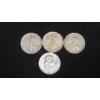 1941, 1943, 1943-S 90% Silver Walking Liberty Half Dollars & 1960 90% Silver Franklin Half Dollar 