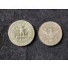 Image 5 : $2 Face Value in Assorted 90% Silver Quarters Including Barbers & Washington Head
