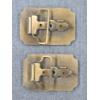 Image 5 : Two Norfolk Southern Roanoke Car Shop 1992 10,000th Rebody Car Belt Buckles