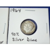 Image 3 : 2 U.S. 90% Silver Coins: 1957 Washington Quarter & 1964 Roosevelt Dime 