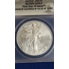 Image 2 : 2008 ANACS - MS70 First Day Issue 1 OZ Fine Silver American Eagle 