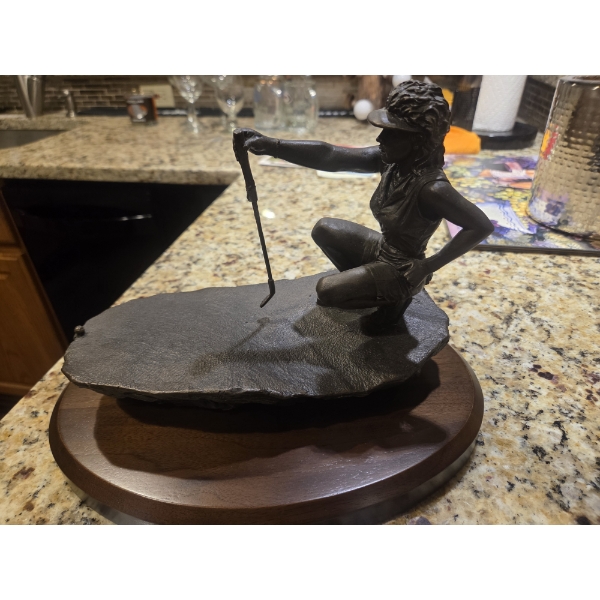 Vintage Aus-Ben Studios Limited Edition Bronze Statue