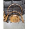 Image 5 : Beautiful Pair Of Vintage 2' x 3' 1'' Walnut Bow-Back Windsor Arm Chairs In Fabulous Condition 