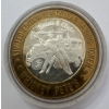Image 1 : "Silver Strike" 0.6 Troy Oz .999 Fine Silver Limited Edition Whiskey Pete's Casino Gaming Token 