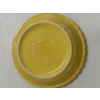 Image 3 : 10" Fiesta and Fiestaware Deep Dish Baker's Pie Plate - Sunflower Yellow - Mint Condition