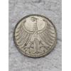 Image 2 : 1951-D German Federal Republic 5 Deutsche Mark Coin - ASW .2251