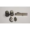 Image 1 : Vintage Sterling Silver Thimbles, Tie Clip, Pendant & Academic Pin - Total Weight: 29.5g