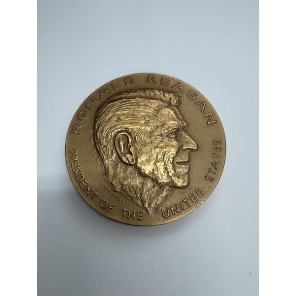 Ronald Reagan Presidential Bronze Commemorative 1981 Inauguration Medal- Mint Condition