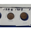 Image 8 : Assorted United States Lincoln Cents Including (1) 2025 Penny & (10) Assorted Years Wheat Pennies