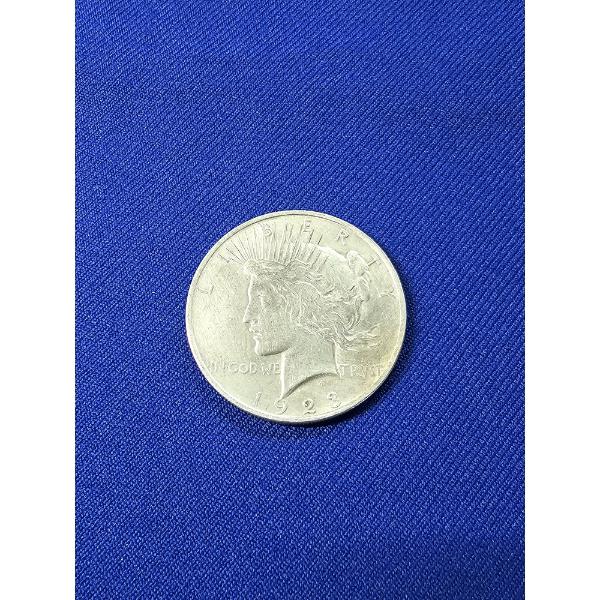 1923 United States Silver Peace Dollar - Excellent Condition!
