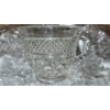 Image 2 : Louisville Home Pickup -  Vintage Diamnod Point Punch Bowl With 12 Matching Cups ((not Shown)

NOTE:
