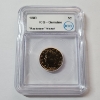 Image 1 : ICG Genuine 1883 "Racketeer" Gold-Plated Liberty Head V Nickel No CENTS
