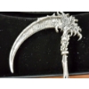 Image 4 : 2025 Toromint The Reapers Scythe 1 Oz Copper - Gilded in Silver - ONLY 950 PIECES MADE!