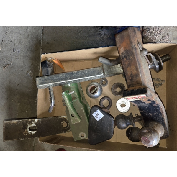 Assorted Towing Accessories incl Hitches, Balls and More