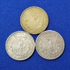 Image 5 : Three 1921 Silver Morgan Dollars - 90% Silver U.S. Coins 