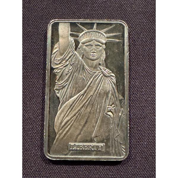 Lady Liberty .999 Fine Silver One Troy Ounce Bar - Limited Edition