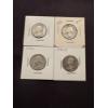 Image 1 : 4 - United States Washington Silver Quarters - 30's & 40's - Excellent Condition