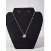 Image 3 : Sterling Silver Panda Pendant Necklace with 1/4 CTTW Diamonds - 18in - Total Weight 5.7g