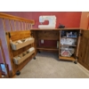 Image 1 : Louisville Home Pickup - Complete Setup - SINGER  Sewing Machine & Wood Work Stand & Accessories