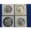 Image 1 : Lot of 4 90% Silver 1964 Kennedy Half-Dollars, FV $2.00