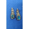 Image 5 : Sterling Silver Necklace & Earring Set With Beautiful Paua Shell  -TW: 6.2g