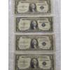 Image 1 : Four Silver Dollar US Treasury Notes in Protective Binder Page - AFV $4