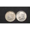Image 1 : (2) 1964 90% Silver Kennedy Half Dollars - Face Value: $1.00