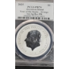 Image 2 : 2025 PCGS PR70 $1 Ascension Island Year Of The Snake - Orange 1 oz Silver Reverse Proof Coin 