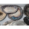 Image 6 : Nice Assortment of Silverplated Serving Trays and Baskets TW: 11.8lbs
