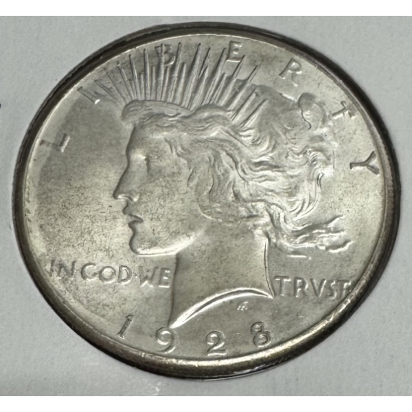 1928-P United States Silver Peace Dollar- Low Mintage- Mint Condition