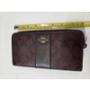 Image 10 : Authentic Coach Medium City Tote In Black Currant With Gold Hardware And Matching Large Zip Wallet I