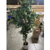 Image 1 : Decorative Faux Tree with Crock Base - Pick Up Only