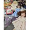 Image 9 : Large Great Condition Doll Collection, New Doll Clothes, Colored Pencils, Box With Keys, Books & Mor