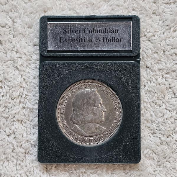 1893 90% Silver Columbian Expedition Half-Dollar Coin AFV $.50