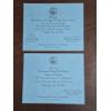 Image 3 : WARTIME - WWII RATION BOOKS & MORE:  6 Pcs - 4 WWII RATION BOOKS WITH STAMPS & 2 POLITICAL INVITES